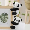 Creative clips, panda dolls, home decoration, cute plush panda dolls, keychains, backpacks, cartoon pendants Application Scenario